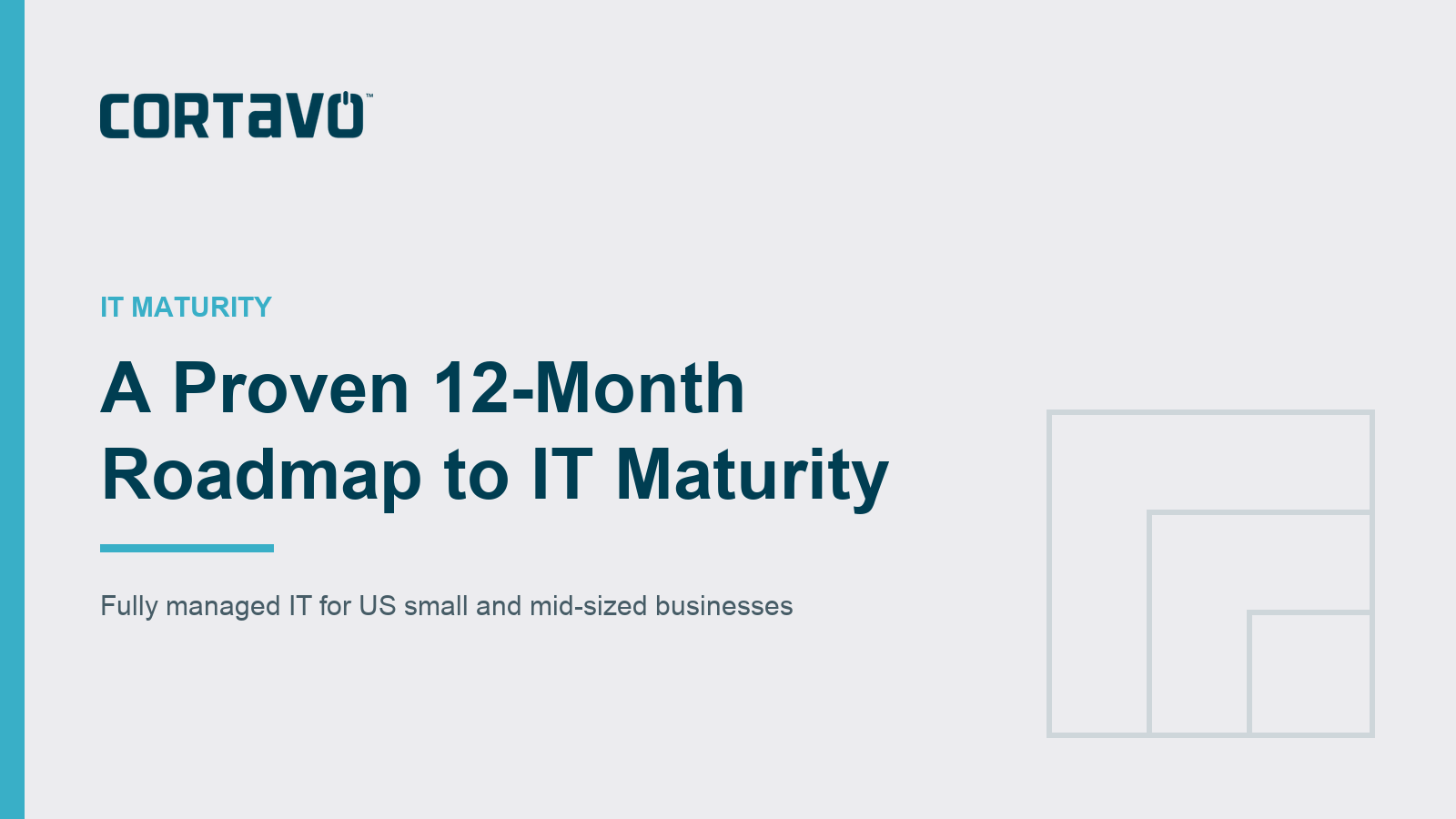 A Proven 12-Month Roadmap to IT Maturity