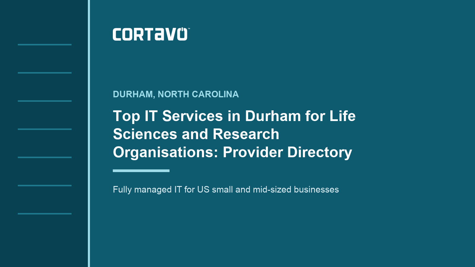 Top IT Services in Durham for Life Sciences and Research Organizations: Provider Directory