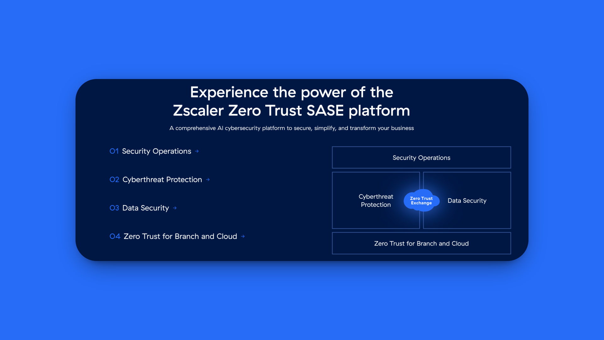 Zscaler's Homepage