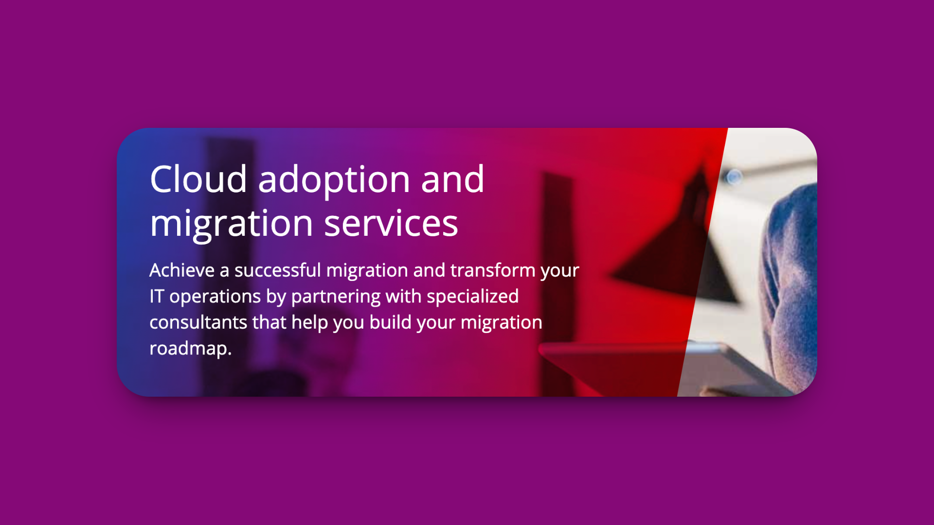 Screenshot of Onica’s homepage.