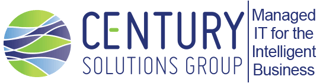 The logo of Century Solutions Group.