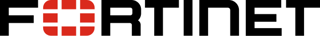 The logo of Fortinet.
