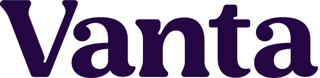 The logo of Vanta.