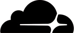 The logo of Cloudflare.