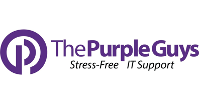 logo of The Purple Guys.