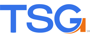 The logo of TSG.