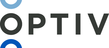 Logo of Optiv.