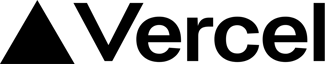 The logo of vercel.