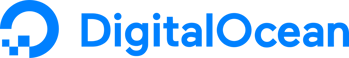 The logo of DigitalOcean.