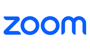 The logo of Zoom.