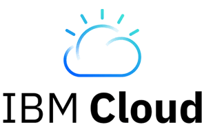 The logo of IBM Cloud.