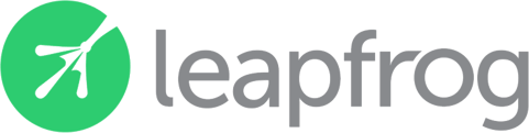 The logo of Leapfrog Services. 