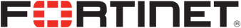 The logo of Fortinet.