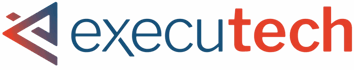 The logo of Executech. 