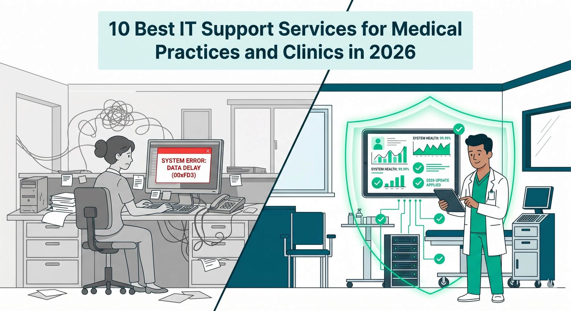 10 Best IT Support Services for Medical Practices and Clinics