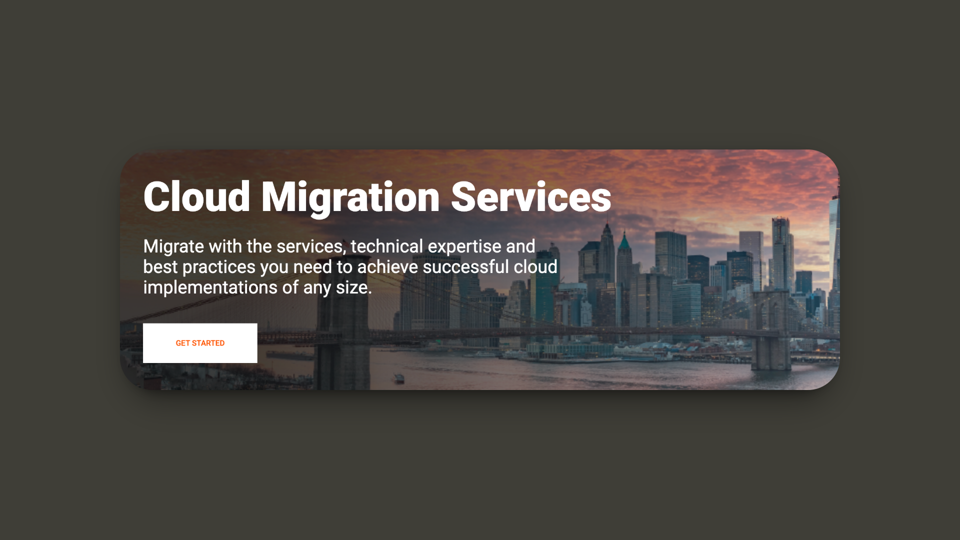 Screenshot of Navisite’s homepage.