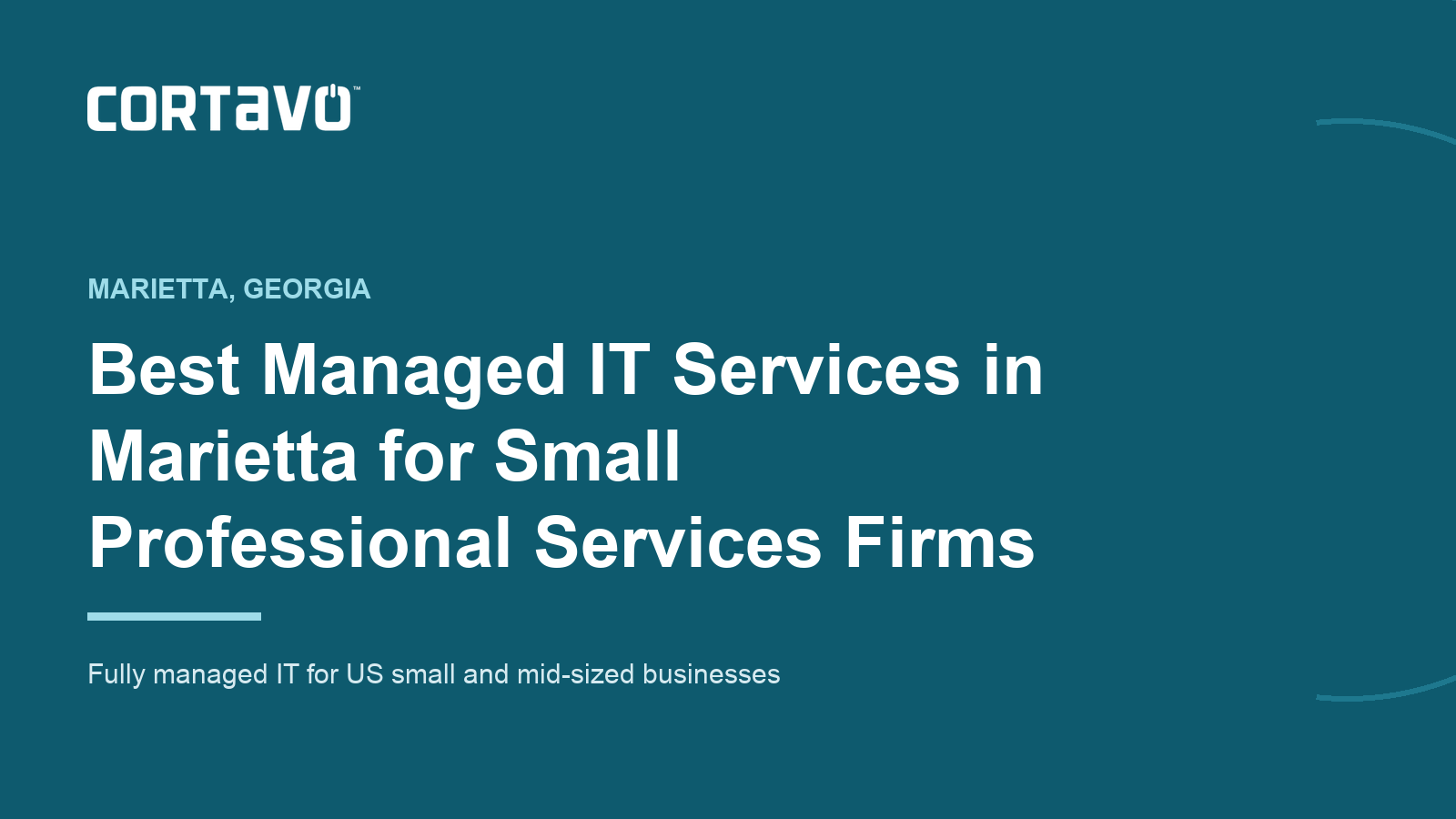 Best Managed IT Services in Marietta for Small Professional Services Firms