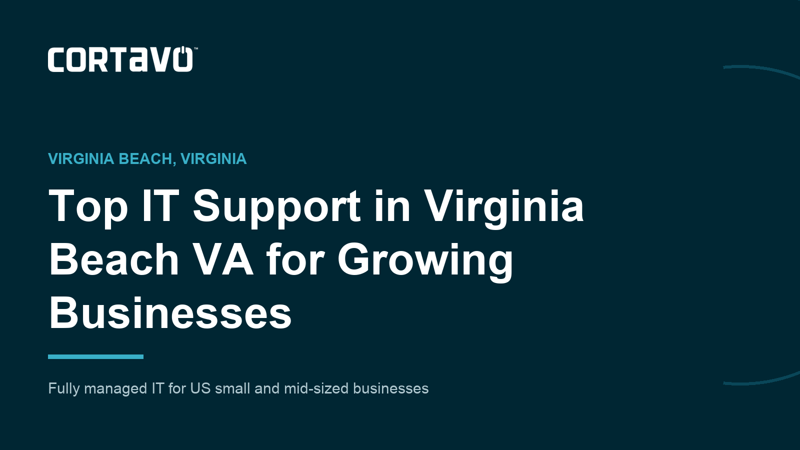Top IT Support in Virginia Beach VA for Growing Businesses