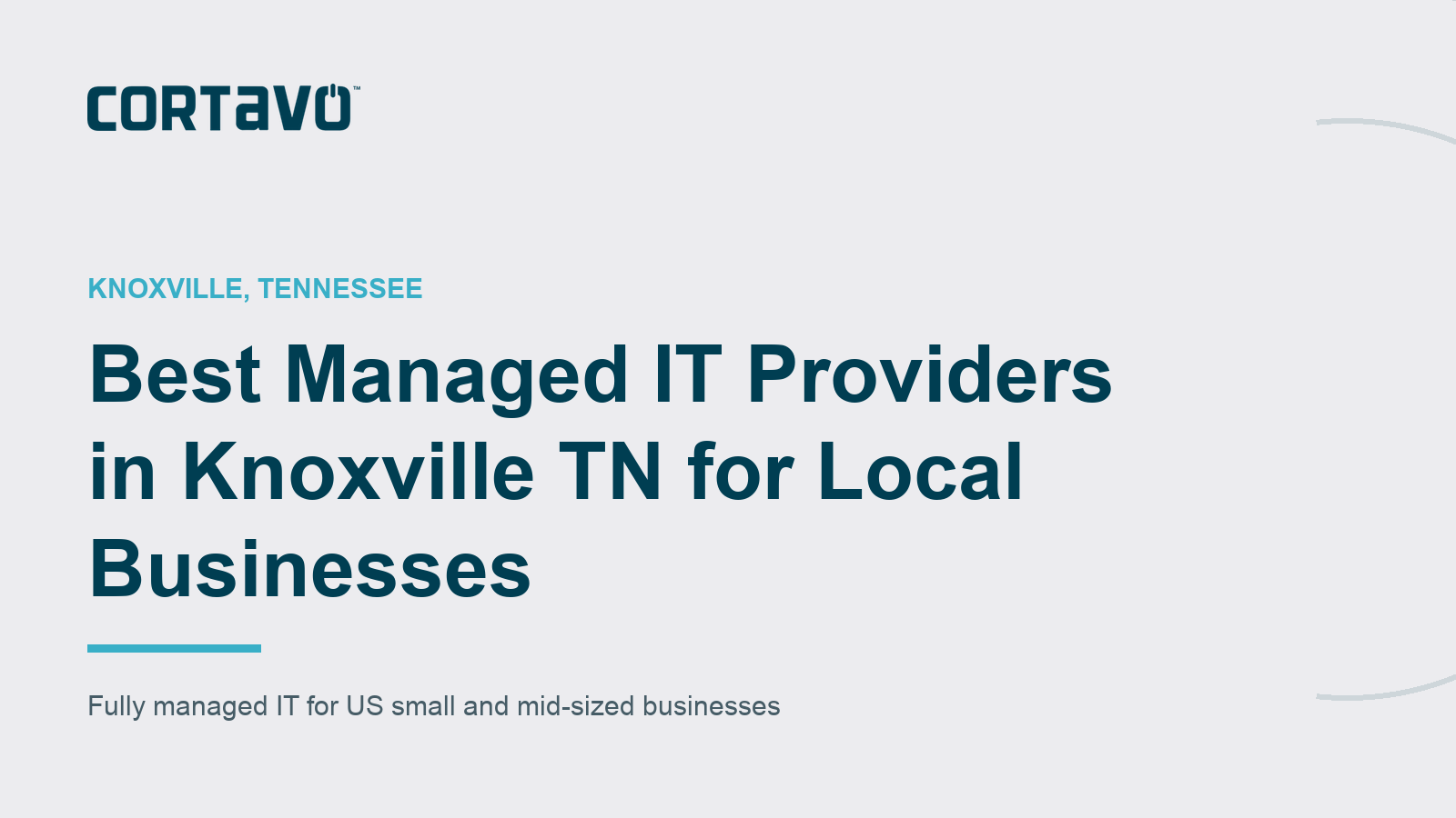 Best Managed IT Providers in Knoxville TN for Local Businesses