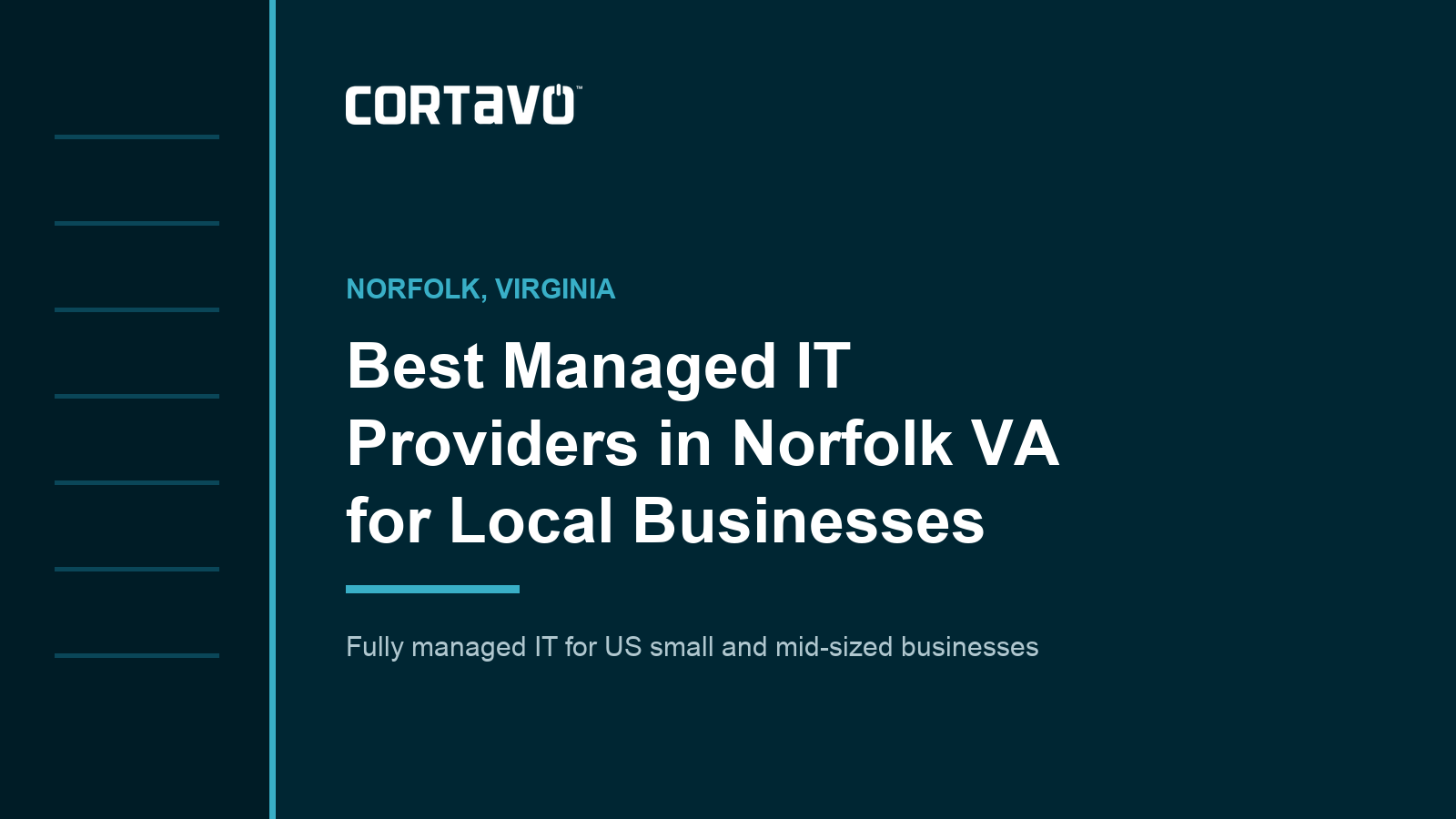 Best Managed IT Providers in Norfolk VA for Local Businesses