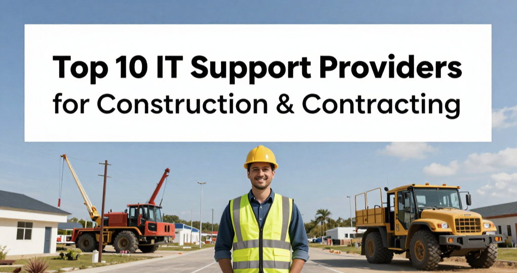 Top 10 IT Support Providers for Construction & Contracting