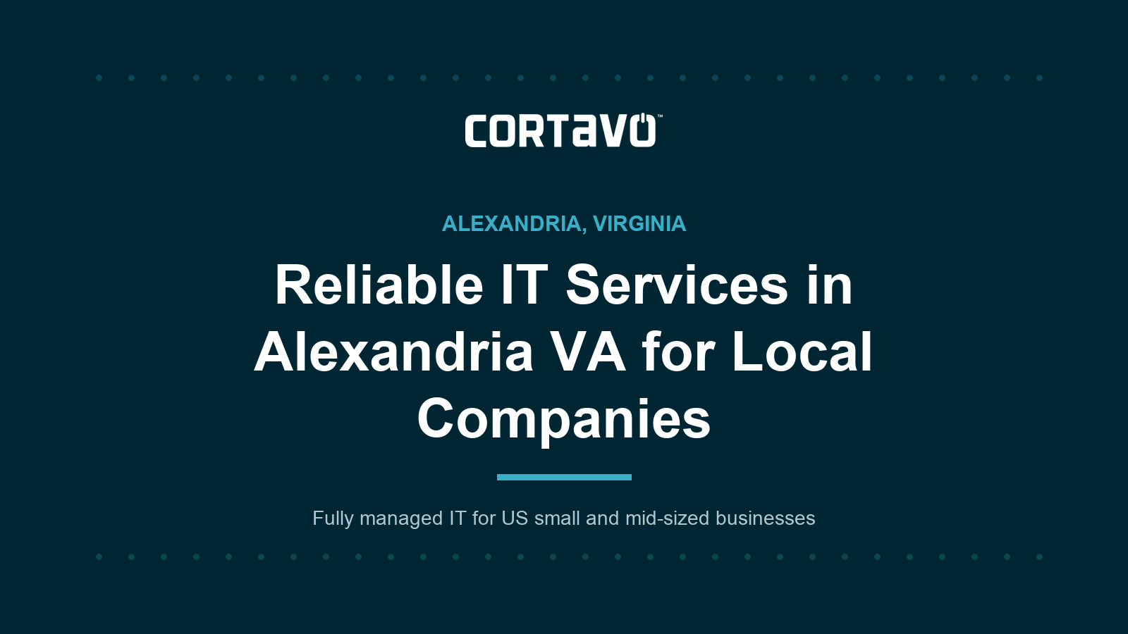 Reliable IT Services in Alexandria VA for Local Companies: Expert Directory