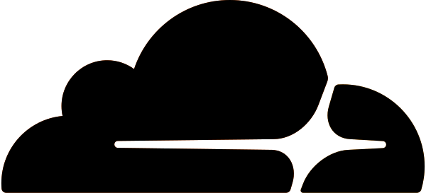 The logo of Cloudflare.