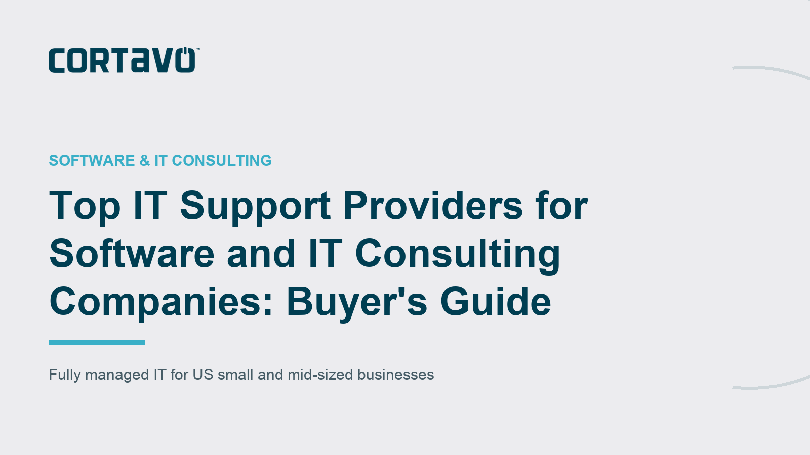 Top IT Support Providers for Software and IT Consulting Companies: Buyer's Guide
