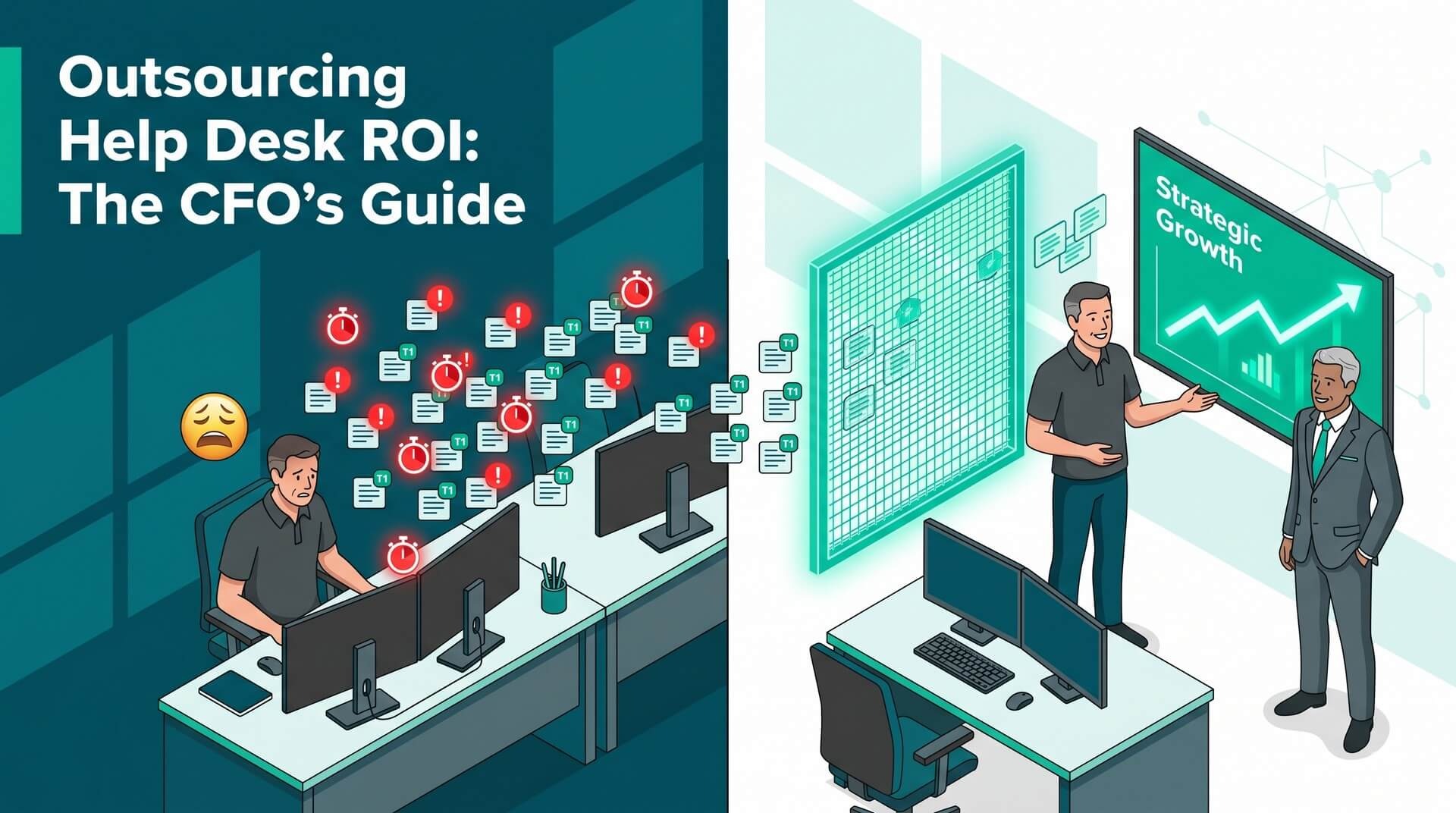 Outsourcing Help Desk ROI: The CFO’s Guide to Co-Managed IT