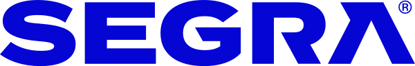 The logo of Segra.