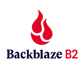  logo of Backblaze B2 Cloud Storage.