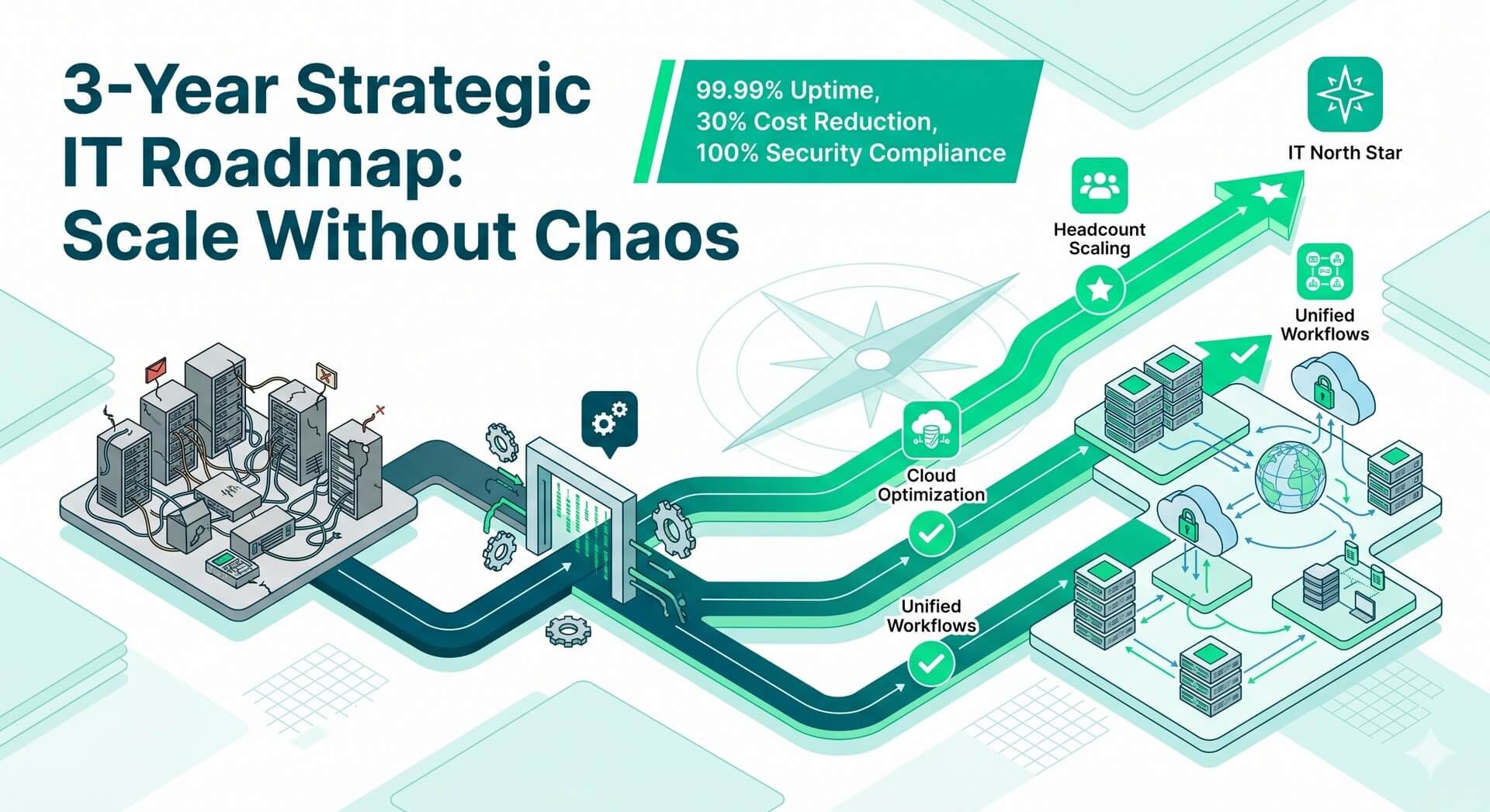 3-Year Strategic IT Roadmap: How to Scale Without the Chaos