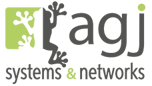 logo of AGJ Systems and Networks.