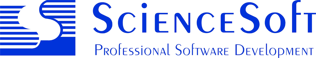 The logo of ScienceSoft.