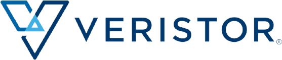The logo of Veristor.