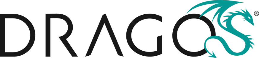 The logo of Dragos.