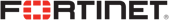 The logo of Fortinet.