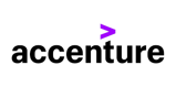 Accenture logo.