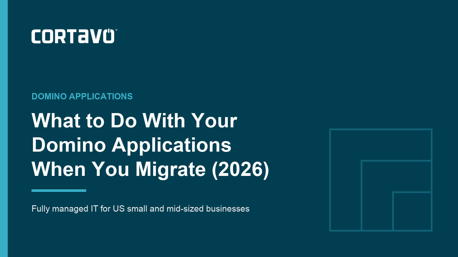 What to do with your Domino applications when you migrate