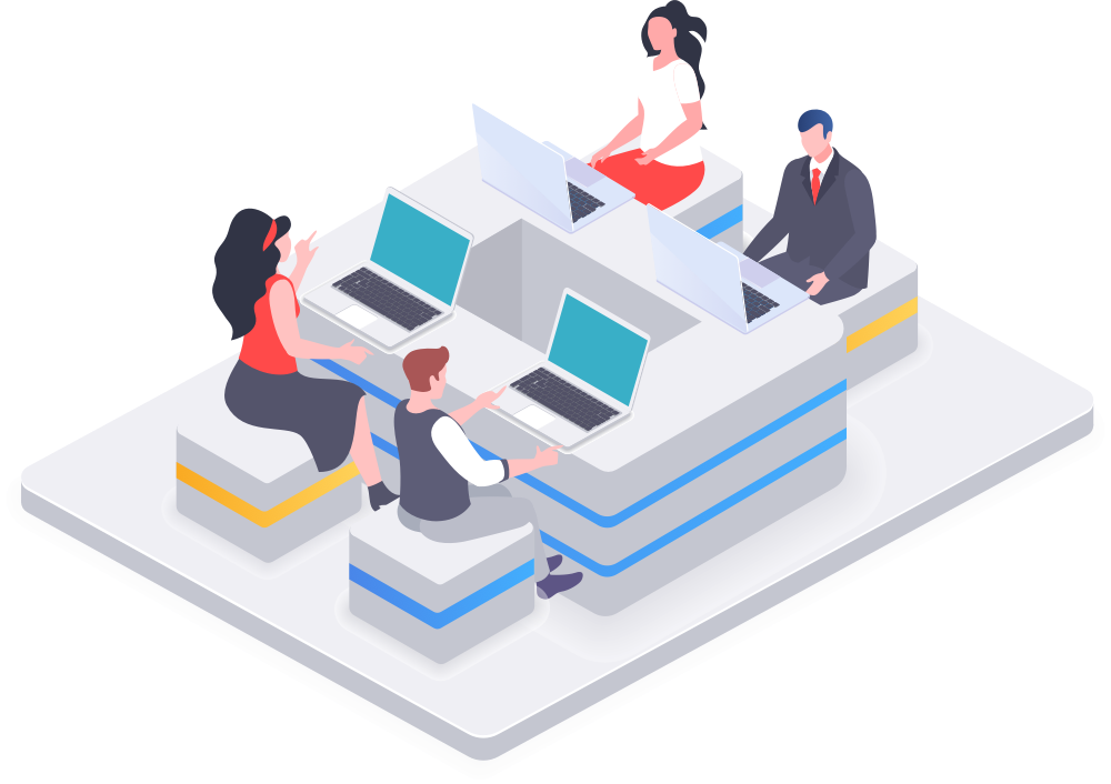 work-station-illustrations